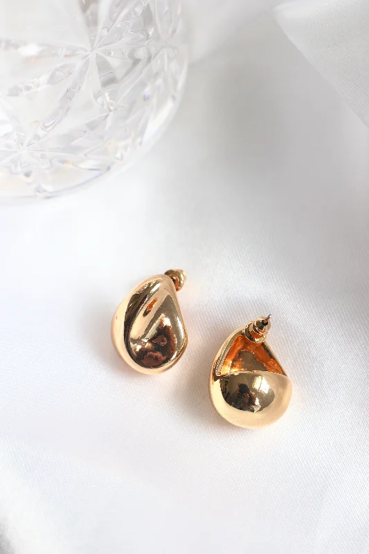 Golden Teardrop Earrings