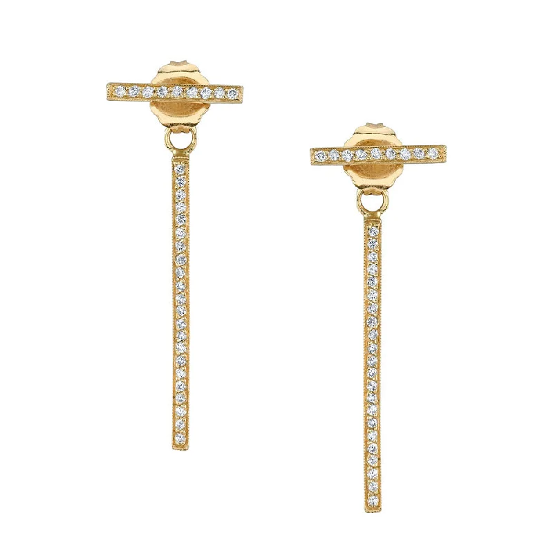 Pave Bar Back Studs