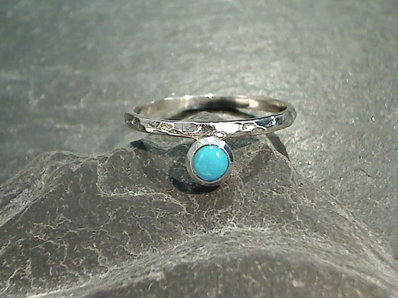 Size 7.25 Turquoise, Sterling Silver Ring