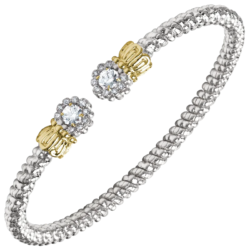 Sterling Silver & 14K Yellow Gold Bracelet