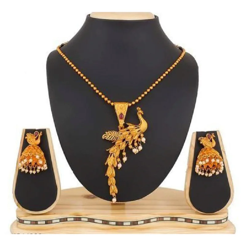 Sai Fashion Gold Plated Necklace Set