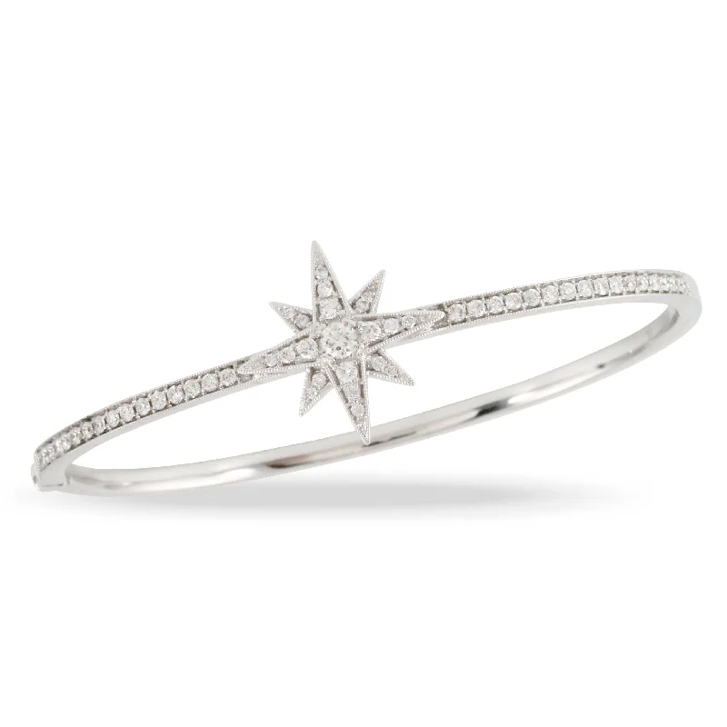 Doves - 18K WG Diamond Bangle