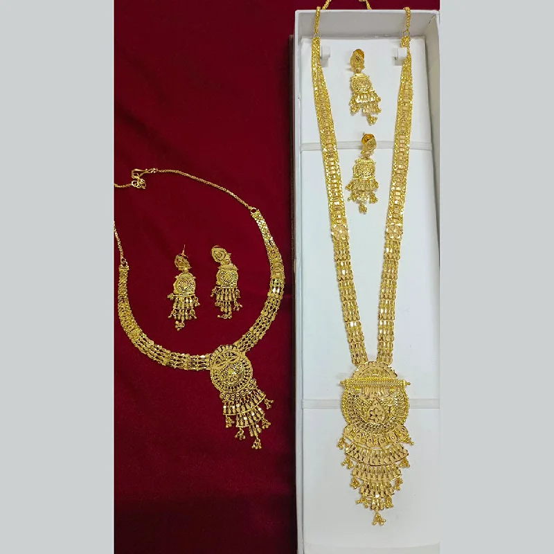 Pari Art Jewellery Forming Double Necklace Set