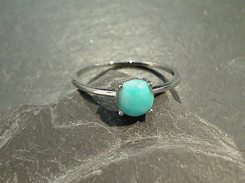 Size 10 Turquoise, Sterling Silver Ring