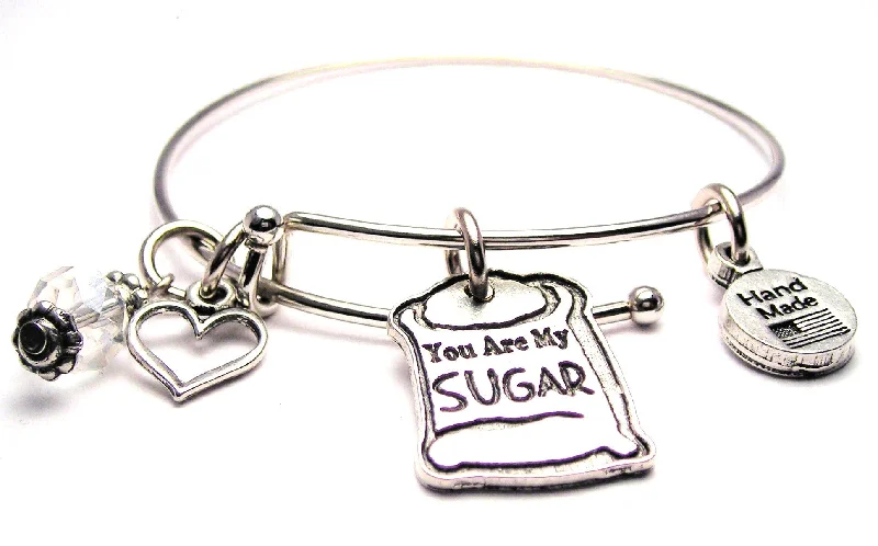 You Are My Sugar Bangle Bracelet