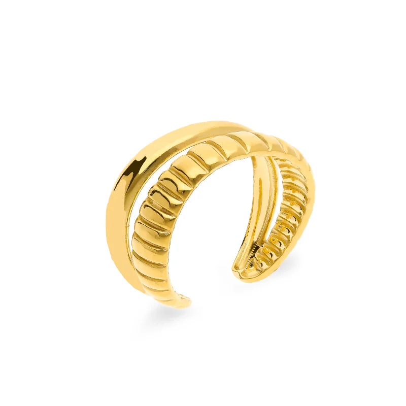 Duo ring gold