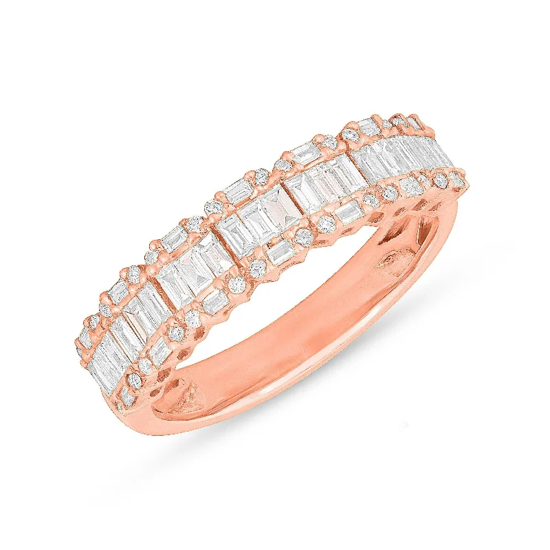 14KT Rose Gold Baguette Diamond Ysabel Ring