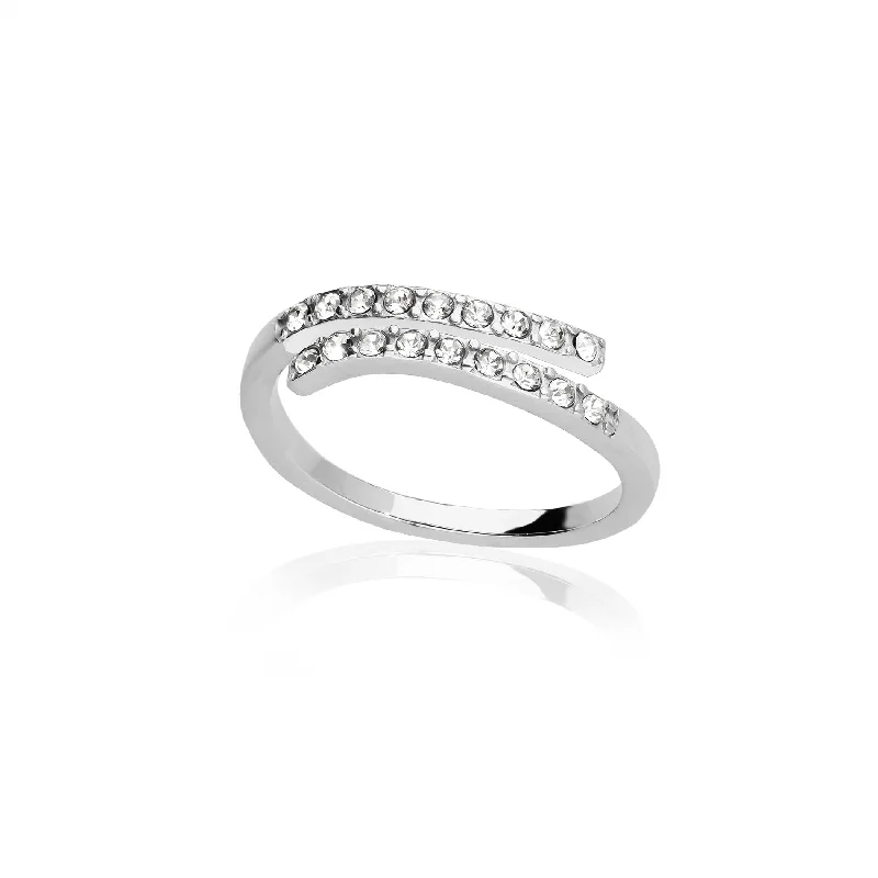 Split ring silver