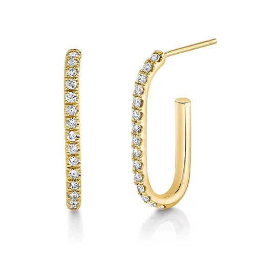 Pave Solid Link Studs