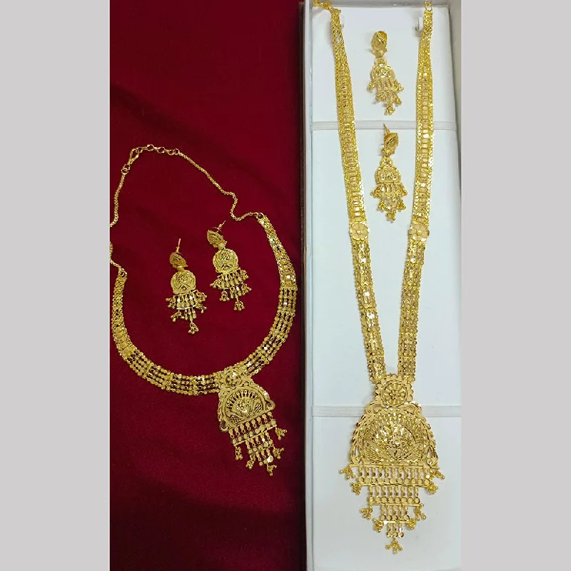 Pari Art Jewellery Forming Double Necklace Set